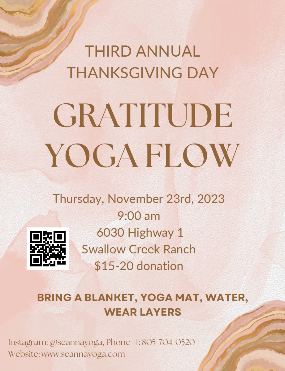 Gratitude Yoga Flow - Nov. 23, 2023